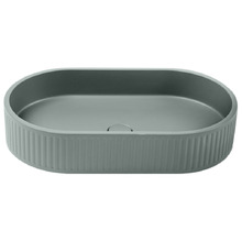 EQ 600mm Pill Concrete Above Counter Basin