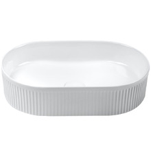 Piper 500mm Pill Ceramic Above Counter Basin