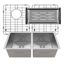 Henley 770mm Double Stainless Steel Kitchen Sink Package