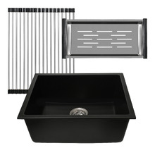 Grange 550mm Single Granite Kitchen Sink Package