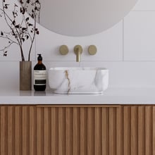Regency 390mm Square Ceramic Above Counter Basin