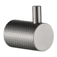 Lexi Knurled Stainless Steel Robe Hook