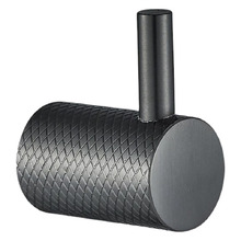 Lexi Knurled Stainless Steel Robe Hook