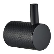 Lexi Knurled Stainless Steel Robe Hook