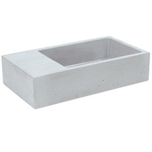 Petite 435mm Rectangular Concrete Above Counter Basin