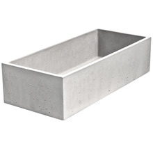 Bath 500mm Rectangular Concrete Above Counter Basin