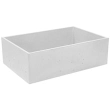 Grand 535mm Rectangular Concrete Above Counter Basin