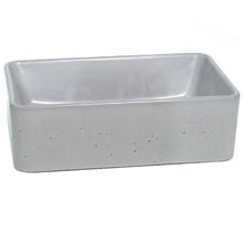 Aggron 360mm Rectangular Concrete Mini Above Counter Basin