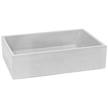 Nortrom 430mm Rectangular Concrete Above Counter Basin