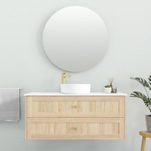 Pier Symphony-Top Natural Oak Wall Hung Single Vanity
