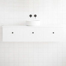 Chifley 1500mm Blossom White Wall Hung Single Vanity