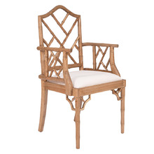 Weathered Oak Chippendale Dining Chair
