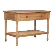 Weathered Oak Hamilton 91cm Bedside Table