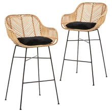 66cm Odessa Rattan Barstools (Set of 2)