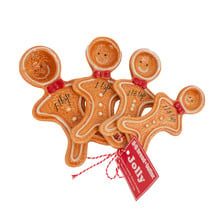 4 Piece Carol Gingerbread Man Measuring Spoon Set