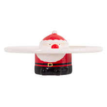 Carol Santa Footed Cake Stand