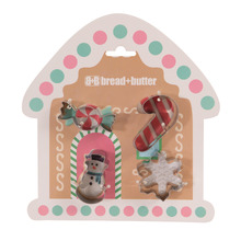 4 Piece Carol House Cookie Cutter Set