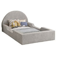 Benny Upholstered Low-Profile Bed Frame