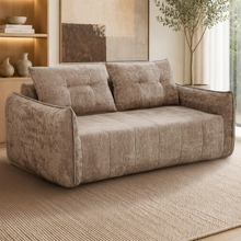 Beige Humi 2 Seater Chenille Sofa