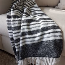 Stripe Richmond Wool-Blend Throw Rug