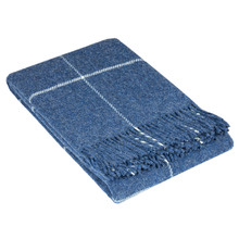 Check Brighton New Zealand Wool Throw Rug