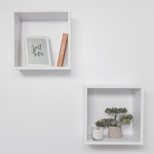 Bergen Cube Shelves (Set of 2)