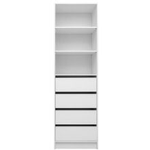 Malmo Slim Shaker Shelf Wardrobe