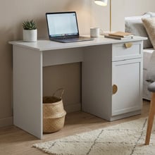 Bekston Desk with Half Moon Handles
