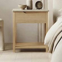 Keanne Marble Bedside Table