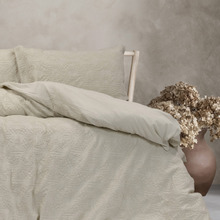 Coconut Milk Cabo Washed Cotton Quilt Cover Set