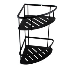 2 Tier Triangular Stainless Steel Shower Caddy Shelf
