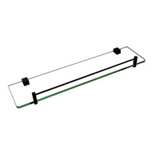 Gale Stainless Steel & Glass Bathroom Shelf