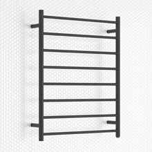 600 x 820mm Round Steel Heated Towel Rack