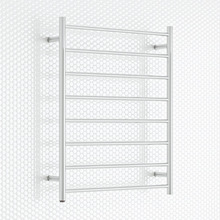600 x 820mm Round Steel Heated Towel Rack