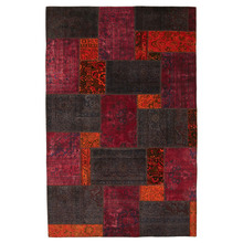 Ash Patchwork Persian Rug