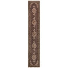 Persian Hand-Knotted Wool Mahi Runner