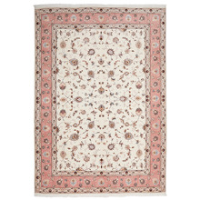Hand-Knotted Wool Tabriz Rug