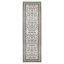 Cream Nain Hand-Knotted Wool Runner