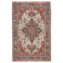 Silk Hand-Knotted Kilim Rug
