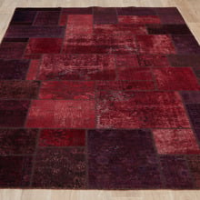 Palmer Patchwork Hand-Knotted Wool Persian Rug
