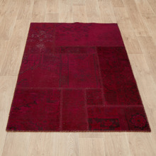Russo Patchwork Hand-Knotted Wool Persian Rug