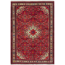 Hamedan Hand-Knotted Wool Persian Rug
