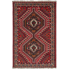 Shiraz Hand-Knotted Wool Persian Rug