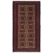 Balouch VIII Hand-Knotted Wool Persian Rug