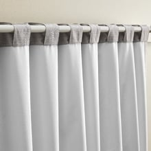 Lexington Light Grey Blockout Concealed Tab Top Curtains (Set of 2)