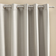 Lexington Cream Blockout Eyelet Curtains (Set of 2)