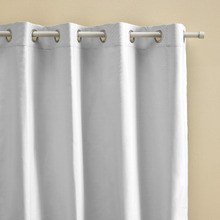 Lexington Bright White Blockout Eyelet Curtains (Set of 2)