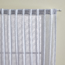 Chevron Grey Concealed Tab Top Curtains (Set of 2)