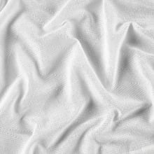 Chevron White Concealed Tab Top Curtains (Set of 2)