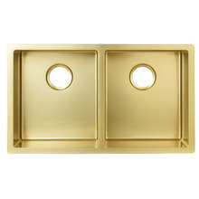 Lavello 860mm Undermount Double Stainless Steel Kitchen Sink